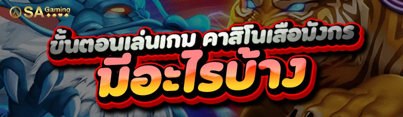 ขั้นตอนเล่นเกม คาสิโนเสือมังกร มีอะไรบ้าง